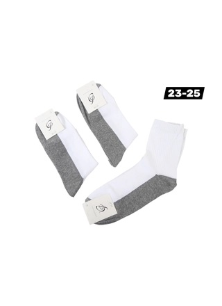 Фото Червоноград Носки серая стопа CI 0062 (22617) – Весна-осень, цвет <color>, цена 12.67<currency>