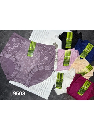 Фото Без Бренда Труси жіночі Бамбук Meikana 9503 10с (21869) – Батальні розміри, колір <color>, ціна 60.07<currency>