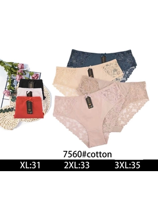 Фото TEYI Трусы женские NADIZI 7560 7a Различные цвета () – Батальные размеры, цвет <color>, цена <currency>