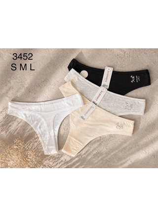 Фото MEDOOSI Жіночі трусики MEDOOSI 3452 5в Різні кольори (23005) – Хлопковые, цвет <color>, цена 29.13<currency>