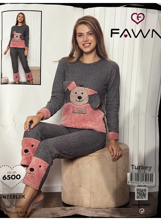 Піжами Піжама жіноча FAWN 6500 - жіноча білизна оптом у Dolche Noche