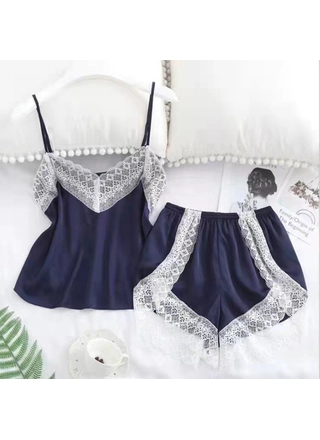 Фото Без Бренда Атласный комплект 6883 (12757) – Пижамы, цвет <color>, цена 227.64<currency>