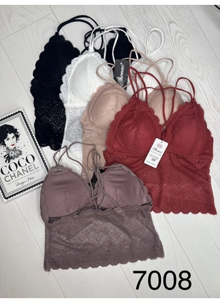 Фото Без Бренда 7008 Топ Кружево Shenao (10639) – Топы, майки, цвет <color>, цена 125.29<currency>