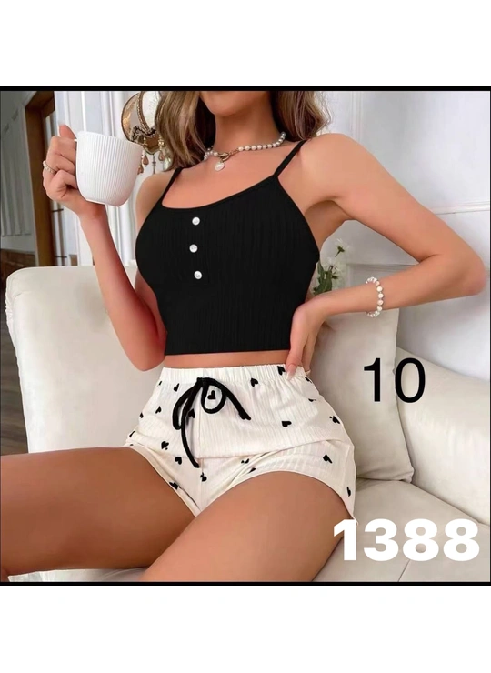 ПижамыМайка шорты Бритель Yadali 1388 - женское белье оптом в Dolche Noche