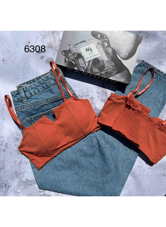 Топи, майки 6308 Топік ХБ - жіноча білизна оптом у Dolche Noche