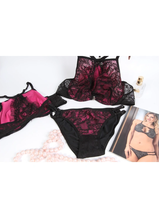Мереживні Комплект білизни V420 Топ VENUS рожевий - жіноча білизна оптом у Dolche Noche