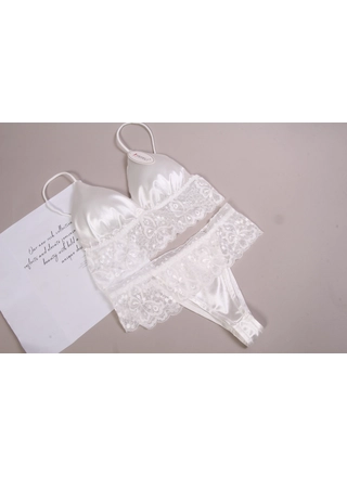 Фото Без Бренда 2021 Женский комплект бралет Yadali (11898) – Кружевные, цвет <color>, цена 124.10<currency>