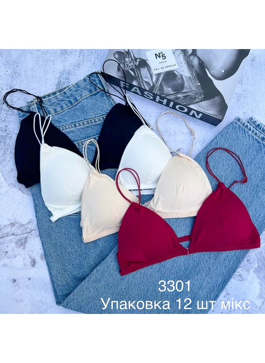 Топи, майки Бюстгальтер топ 3301 Різні кольори - жіноча білизна оптом у Dolche Noche