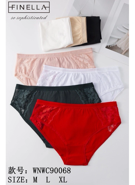 НормаЖіночі труси FINELLA WNMC90068  3а Різні кольори - женское белье оптом в Dolche Noche