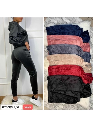 Фото Miego Костюм велюр Holala 287-1 Различные цвета (14714) – Велюровые комплекты, штаны, цвет <color>, цена 579.42<currency>