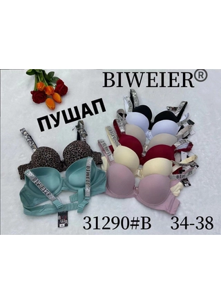 Фото Biweier Бюстгальтер пушап *B*BIWEIER 31290 17.2 м'ятний (17063) – С пуш-ап, цвет <color>, цена 191.04<currency>