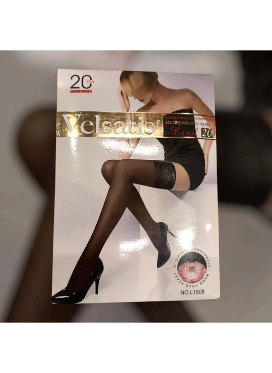 Колготки Жіночі панчохи Velsatis Carol 20 den Модель L1508 - жіноча білизна оптом у Dolche Noche