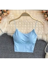 Топы, майкиТопік жіночий безшовний 1127 Голубий - женское белье оптом в Dolche Noche