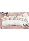 ЗимаТеплые женские носки KATAYA 2955-5 (норка, термо, белый цвет, 37–41) - женское белье оптом в Dolche Noche