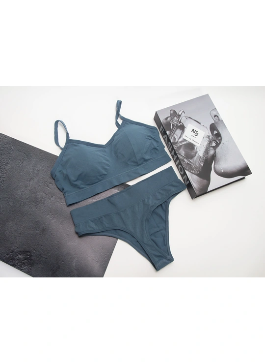 Топ + трусыКомплект Топик-трусики Yadali 701 - женское белье оптом в Dolche Noche