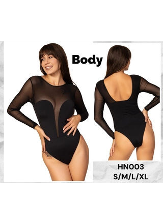 Фото Arise Spotr Женское боди с прозрачным верхом Hons HN003 () – Боди, комбинезоны, цвет <color>, цена <currency>