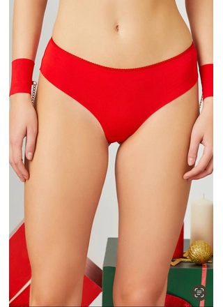 Фото Cottonhill Жіночі труси бразиліана 7013 5с Червоний () – Бразиліани, колір <color>, ціна <currency>