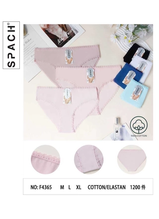Фото SPACH Труси жіночі SPACH 4365 3д (22585) – Бавовняні, колір <color>, ціна 38.50<currency>
