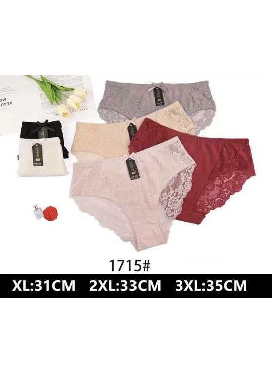 Батальные размерыТруси жіночі NADIZI 1715 2с Різні кольори - женское белье оптом в Dolche Noche