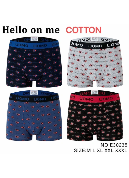 Трусы мужские Hello on me+ E30235 - магазин нижнего белья оптом Dolche Noche