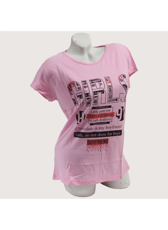 Футболки Жіноча футболка Ottodix 1004 Рожевий - жіноча білизна оптом у Dolche Noche