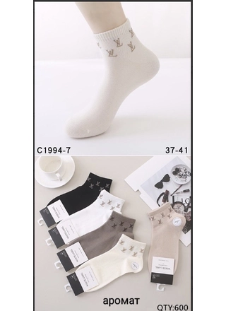 Фото Без Бренда Жіночі шкарпетки ароматизовані C1994-7 (23030) – Весна-осінь, колір <color>, ціна 26.47<currency>