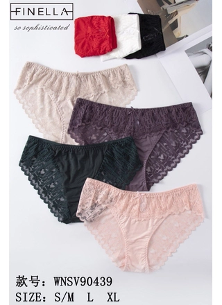 Фото FINELLA Мереживні жіночі труси FINELLA WNSV90439 12с () – Мереживні, колір <color>, ціна <currency>