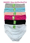 Батальні розміри Жіночі трусики великих розмірів MAD01 (4XL–7XL) 7F Різні кольори - жіноча білизна оптом у Dolche Noche