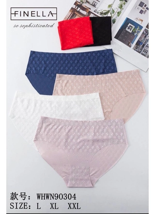 Фото FINELLA Труси безшовні FINELLA 90304 5B Різні кольори (23116) – Безшовні трусики, колір <color>, ціна 51.16<currency>