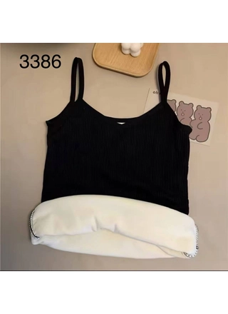 Фото Без Бренда Женская майка тонкая бретель TERMO 3386 (20242) – Майки, цвет <color>, цена 124.32<currency>