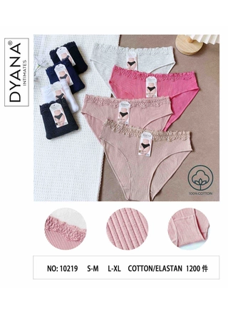 Фото Dyana Трусы женские DYANA 10219 11с (22830) – Хлопковые, цвет <color>, цена 41.36<currency>