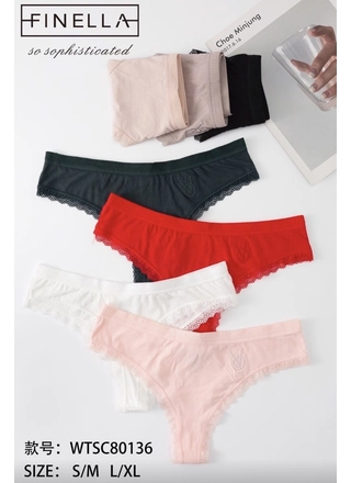 Фото FINELLA Женские трусики FINELLA WTSC80136 6в (21796) – Норма, цвет <color>, цена 47.85<currency>