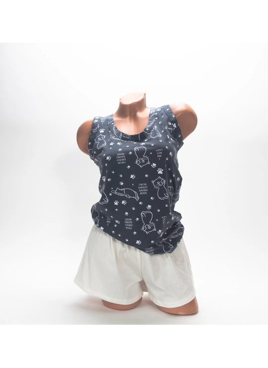 ПижамыКомплект шорт для мамы TsaTsa 4749 - женское белье оптом в Dolche Noche