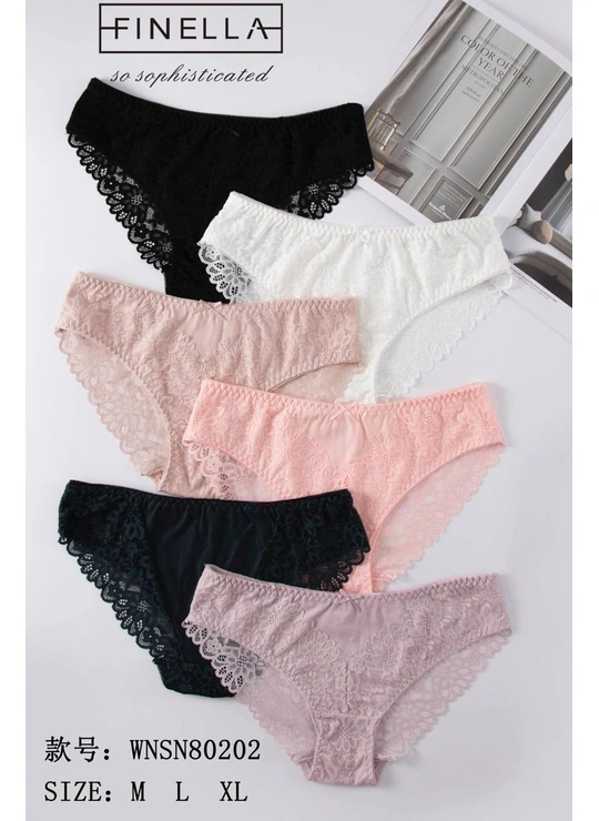 НормаТрусики женские FINELLA 80202 6с - женское белье оптом в Dolche Noche