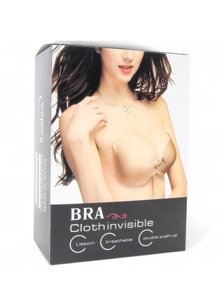 Фото BBQN Бюстгальтер-невидимка (Invisible Bra) на шнурівці 848 Бежевий (5701) – Невидимки, колір <color>, ціна 112.13<currency>
