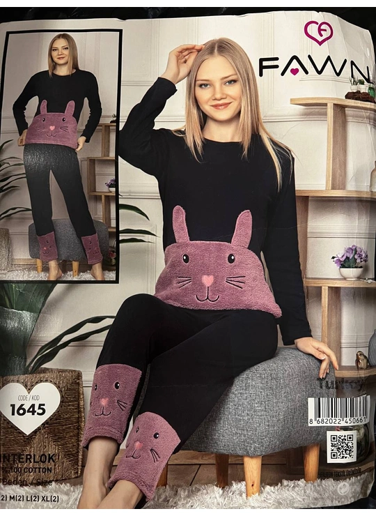 ПижамыЖенская пижама FAWN 1645 - женское белье оптом в Dolche Noche