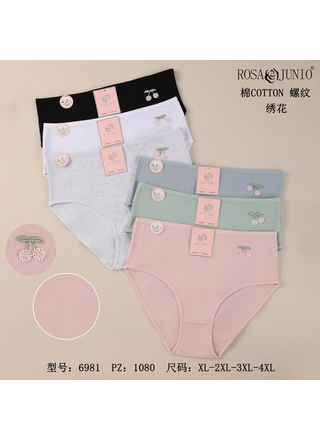 Фото Rosa Junio Жіночі трусики ROSA JUNIO 6981 11D (23054) – Батальні розміри, колір <color>, ціна 45.94<currency>