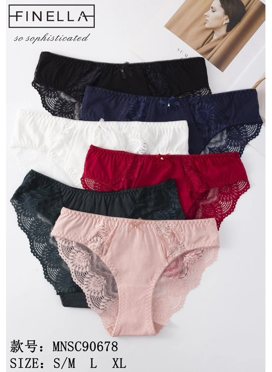 КружевныеМереживні трусики Finella 90678 11б Різні кольори - женское белье оптом в Dolche Noche