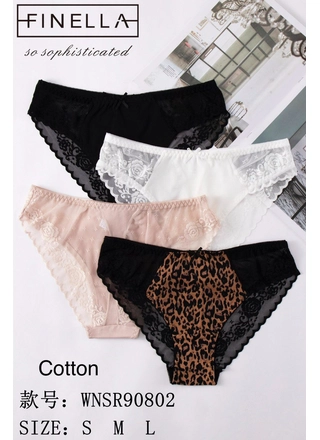 Фото FINELLA Мереживні трусики Finella 90802   4в (23006) – Мереживні, колір <color>, ціна 54.75<currency>