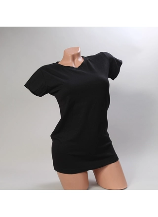 Фото Без Бренда Футболка женская EMR 4011 Чорний (2264) – Футболки, цвет <color>, цена 155.32<currency>