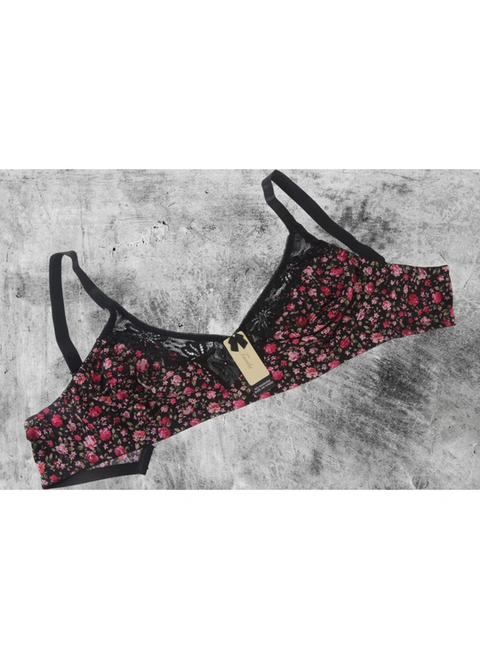 Без кісточок Бюстгальтер жіночий Fmeila 5060DD  4,1 Чорний - жіноча білизна оптом у Dolche Noche