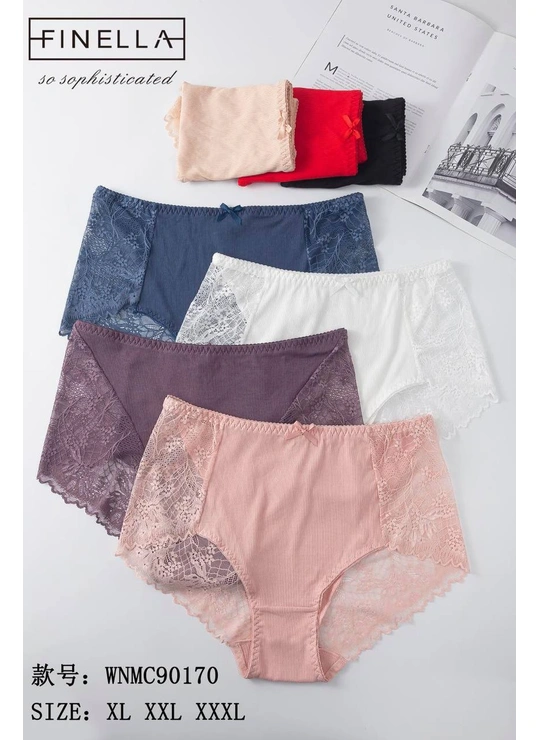 Батальные размерыЖенские трусы FINELA 90170 8а - женское белье оптом в Dolche Noche
