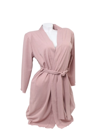 Фото ЦаЦа Халат рубчик короткий 4728 (13644) – Халаты, цвет <color>, цена 330.96<currency>