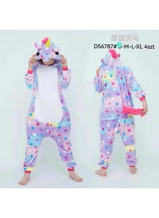 Фото Без Бренда Пижама детская кугурумы (Единорог) 56787 (17962) – Пижамы, цвет <color>, цена 476.30<currency>