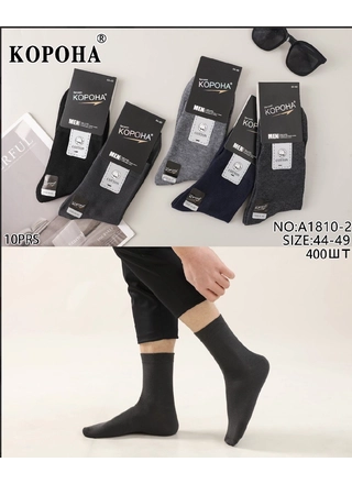 Фото КОРОНА Носки мужские Корона A1810-2 (22293) – Весна-осень, цвет <color>, цена 23.10<currency>