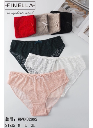 Фото FINELLA Жіночі труси мереживо FINELA 82892 10с () – Норма, колір <color>, ціна <currency>
