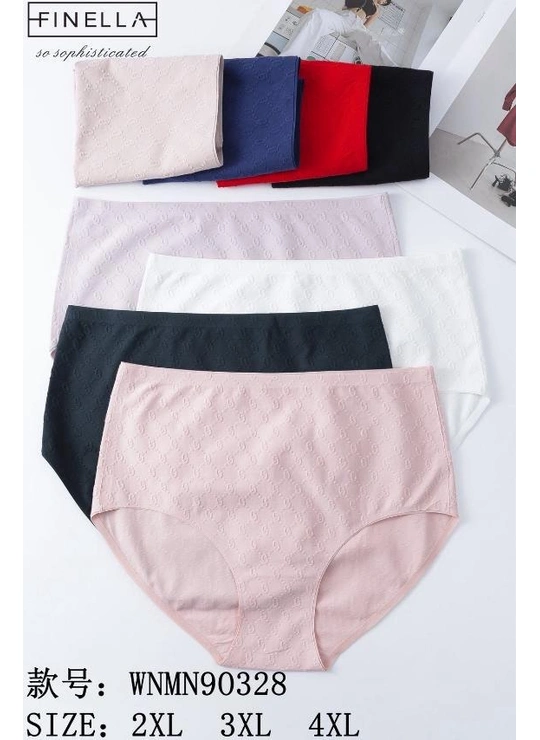 Батальные размерыТрусики FINELLA 90328 10с Різні кольори - женское белье оптом в Dolche Noche