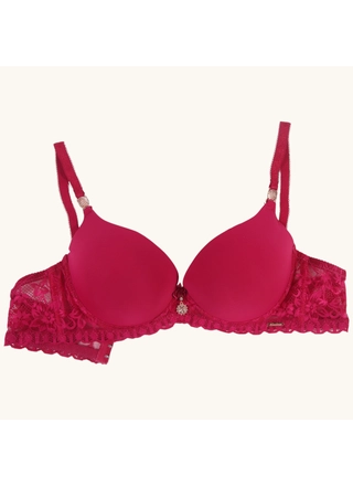 Фото AIMINA Бюстгальтер *B* AIMINA 1733   17,2 Бордовий (23347) – Чашка B, цвет <color>, цена 187.67<currency>