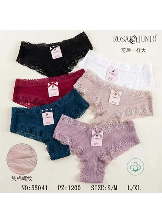 Фото Rosa Junio Жіночі мереживні трусики ROSA JUNIO 55041 10с (22763) – Мереживні, колір <color>, ціна 44.33<currency>