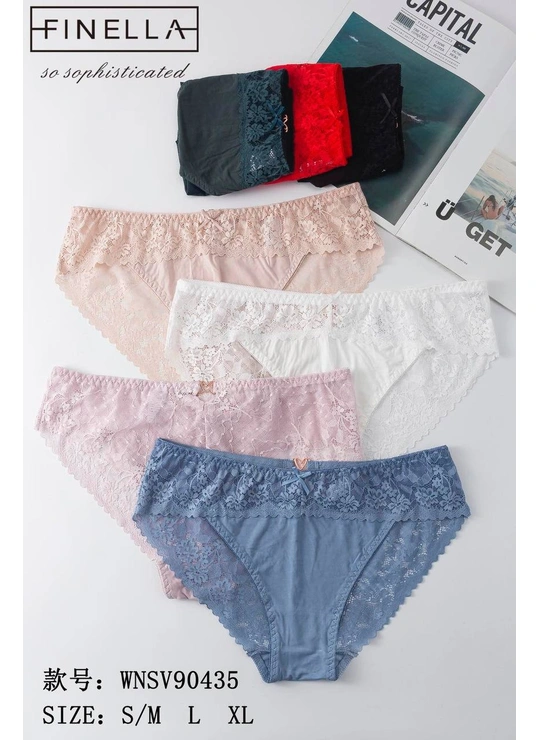 НормаТрусики женские FINELLA 90435 4д - женское белье оптом в Dolche Noche